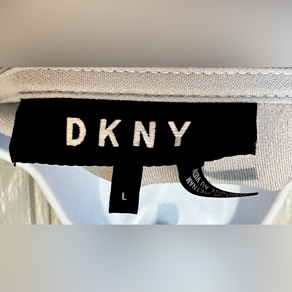 DKNY Soft Blue Knot Detail Tank Top - Picture 2 of 6